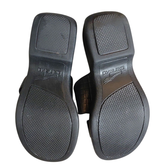 Dansko Black Women's Sandals - Picture 10 of 12